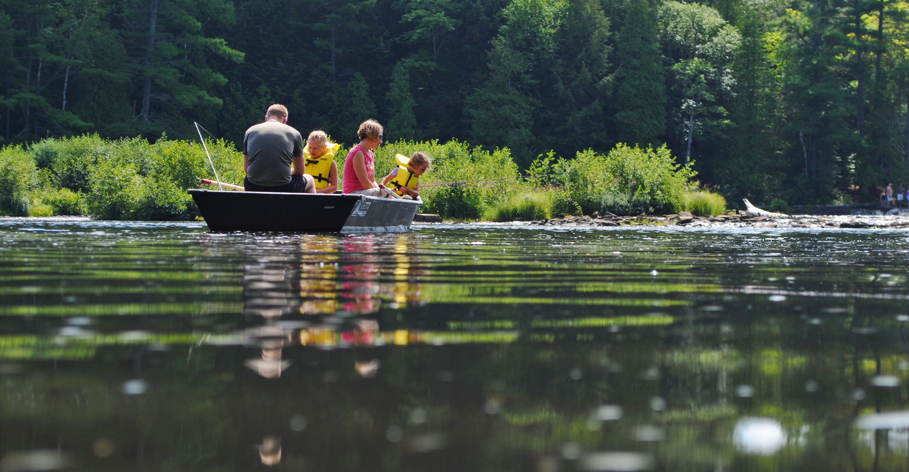 Newberry MI Fishing on the Tahquamenon River in the Upper Peninsula